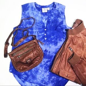 [St. John's Bay] Hi-Low Tie Dye Blouse